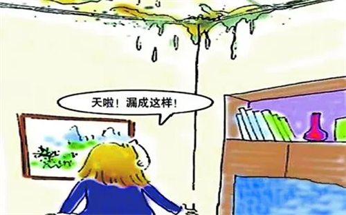 梦见屋顶漏水漏到床上 梦见屋顶漏水塌了是什么意思