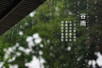 2022年谷雨是几月几号几点几分？关于谷雨节气的诗句