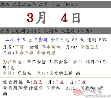 2023年农历二月十三是不是搬家乔迁的黄道吉日？