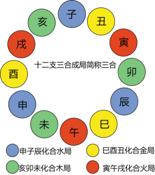 十二地支合化