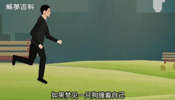 梦见一只狗缠着自己什么意思