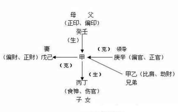 八字入门基础十神作用关系（10）