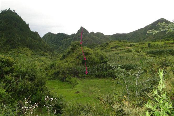 风水墓地水口